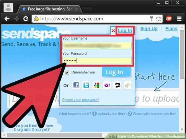 Image intitulée Télécharger des Fichiers à partir de Sendspace l